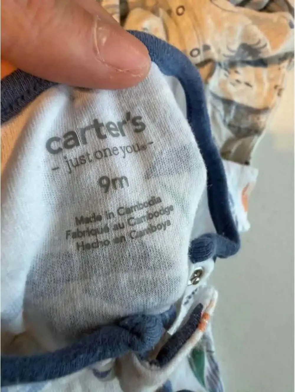 Carter's 9M Footie Pajamas - 3 Pack